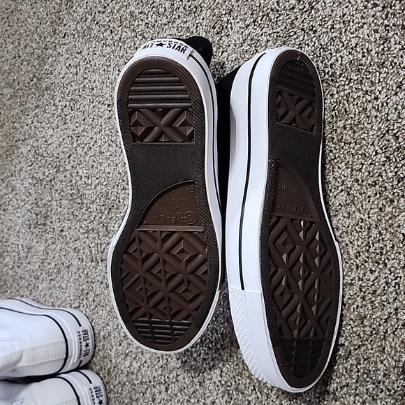 Converse Black Platform Sneakers - Picture 5 of 6